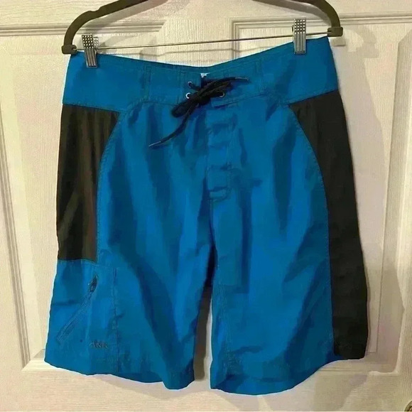 Mountain Khakis MK Blue Men’s Board Shorts, Size 32 - Picture 1 of 5